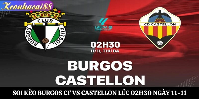 Soi kèo Burgos CF vs Castellon