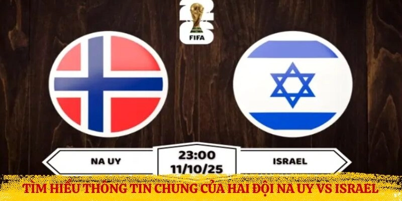 Tìm hiểu thông tin chung của hai đội Na Uy vs Israel