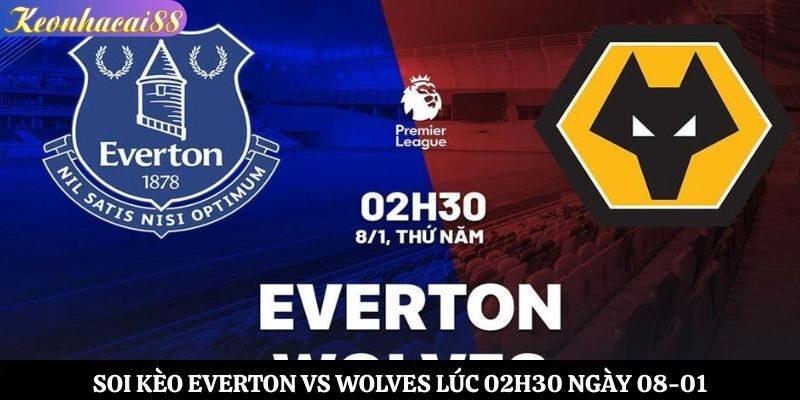 Soi Kèo Everton vs Wolves Lúc 02h30 Ngày 08-01